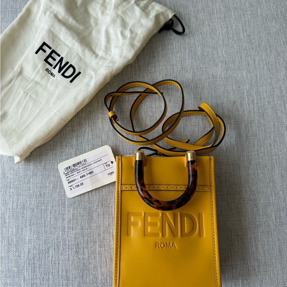 Fendi mini sunshine shopper bag, new with tag - Picture 2 of 7